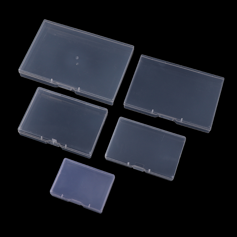 Jewelry Making Organizer Box - 透明なプラスチックボックス長方形半透明梱包箱収納オーガナイザーケース防塵耐久性のある強力なジュエリーコンテナ