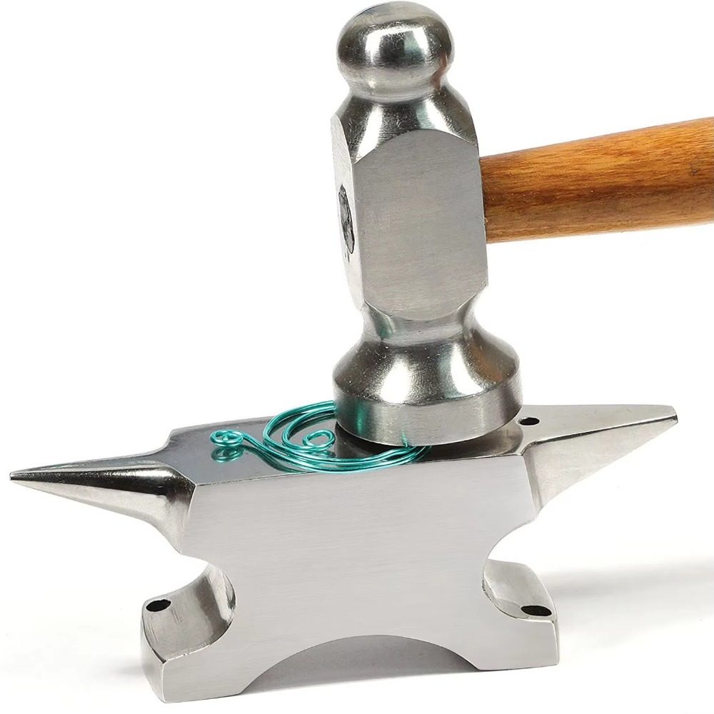 Jewelry Making Anvil - ジュエリー職人向けミニホーン型金床、スチール製ベンチブロック、ジュエリー製作ツール、指輪の成形、金属加工、DIYクラフト、修理用ツール。