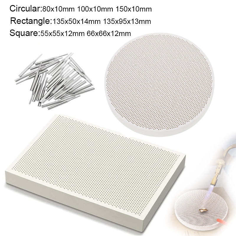 Jewelry Making Process - 135 × 95 × 13 ミリメートルセラミックハニカムはんだボードジュエリー加熱ペイント印刷乾燥ツールプレートジュエリー加工作成ツール