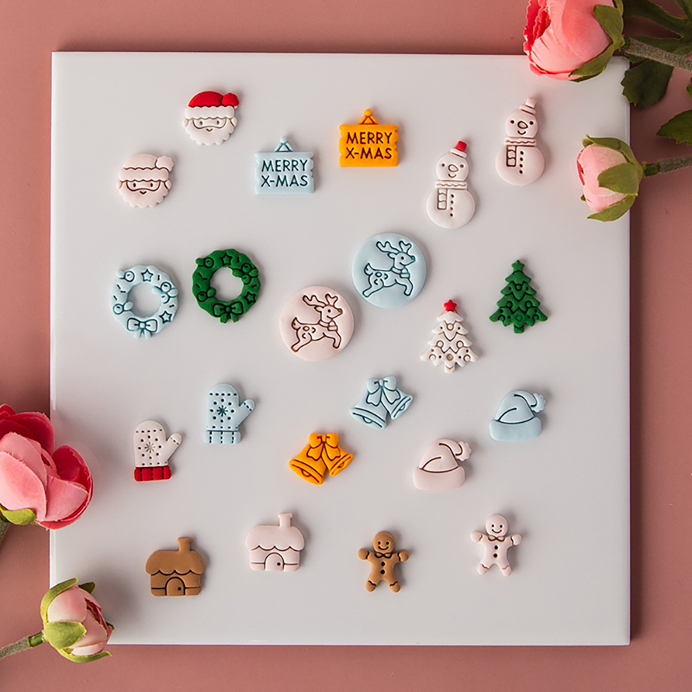 クリスマスシリーズ ポリマークレイカッター 鹿 雪の結晶 サ - Jewelry Making In Clay のレビューと価格