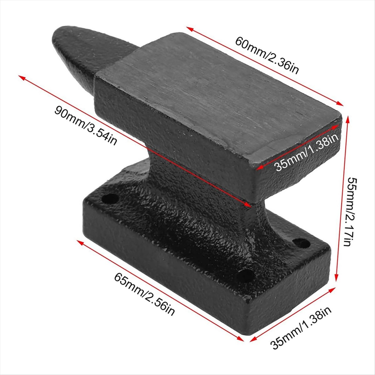 頑丈な鋳鉄製アンビル、鍛冶屋用アンビル、ジュエリー製作キット - Jewelry Making Anvil のレビューと価格