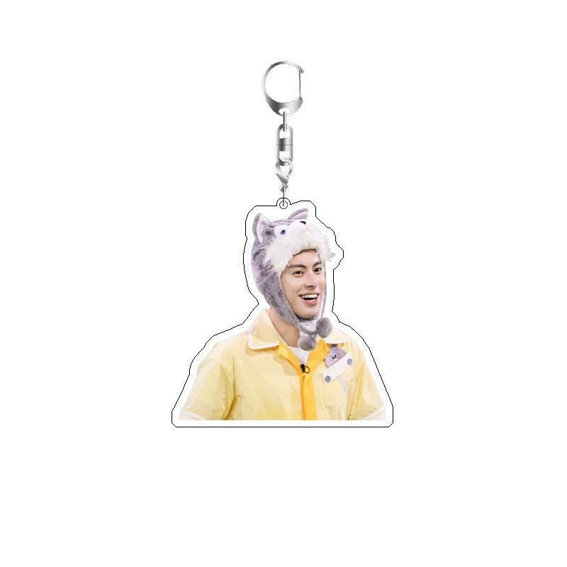 ディラン・ワンかわいい少年俳優キーホルダー理想的なファンギフ - Jewelry Making Hobby のレビューと価格