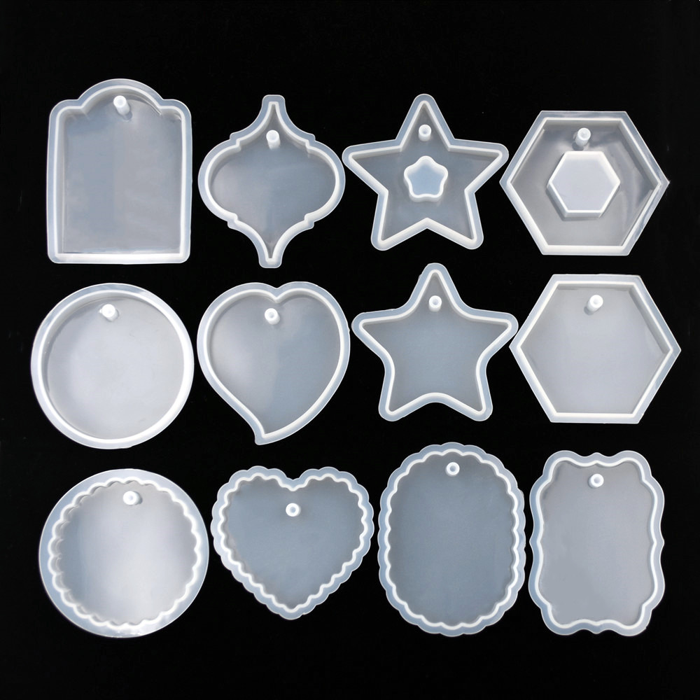 1PC タグシリコーンモールド樹脂シリコーンモールドペンダン - Jewelry Making Techniques のレビューと価格
