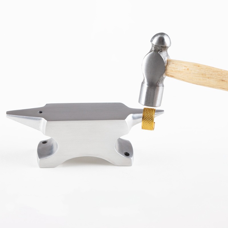 プロ仕様のステンレス鋼製ベンチアンビル、ホーンマンドレル付き - Jewelry Making Anvil のレビューと価格