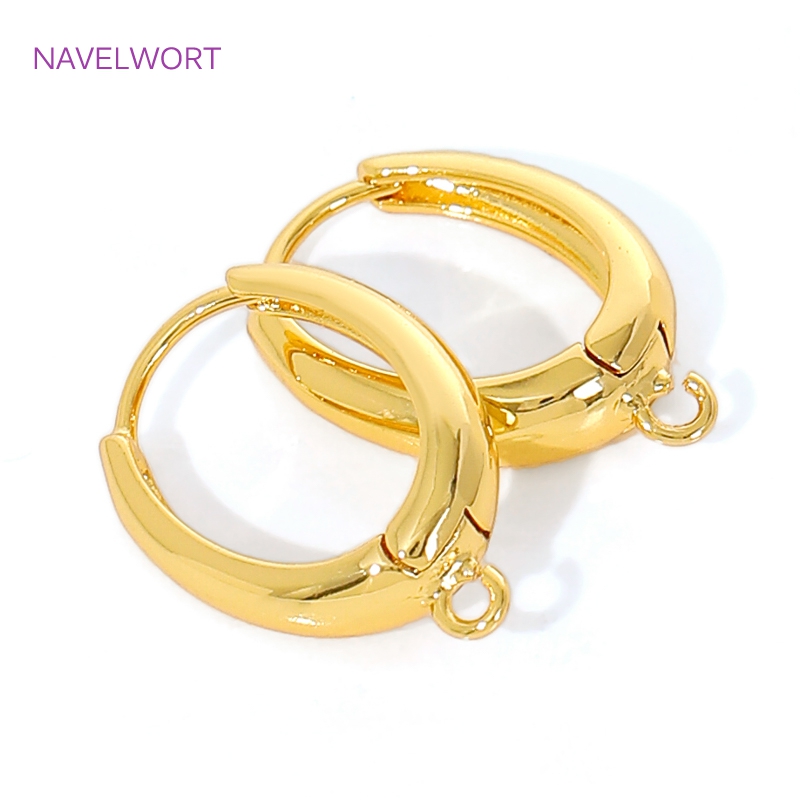 18K金メッキ真鍮製イヤーワイヤーファスナー、オーバルイヤリ - Jewelry Making Set のレビューと価格