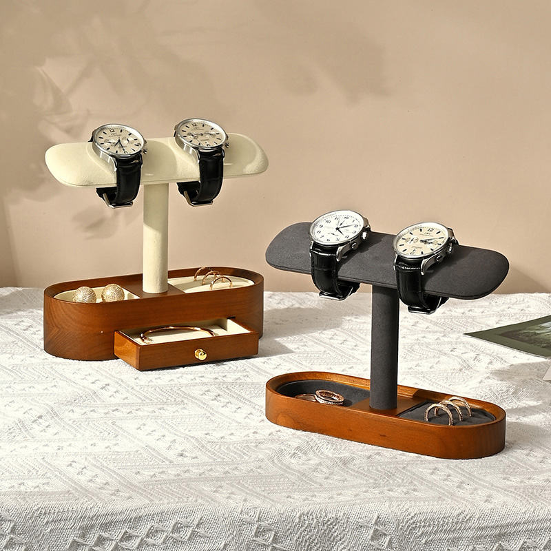 Oirlv 無垢材時計オーガナイザー棚 T バー時計ホルダー - Jewelry Making Organizer Box のレビューと価格