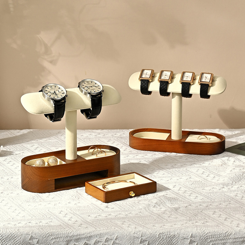 Oirlv 無垢材時計オーガナイザー棚 T バー時計ホルダー - Jewelry Making Organizer Box のレビューと価格