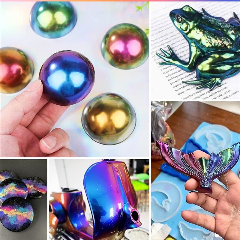 カメレオンネイルパウダー,エポキシ樹脂,ミネラルスムース,真 - Jewelry Making Techniques のレビューと価格