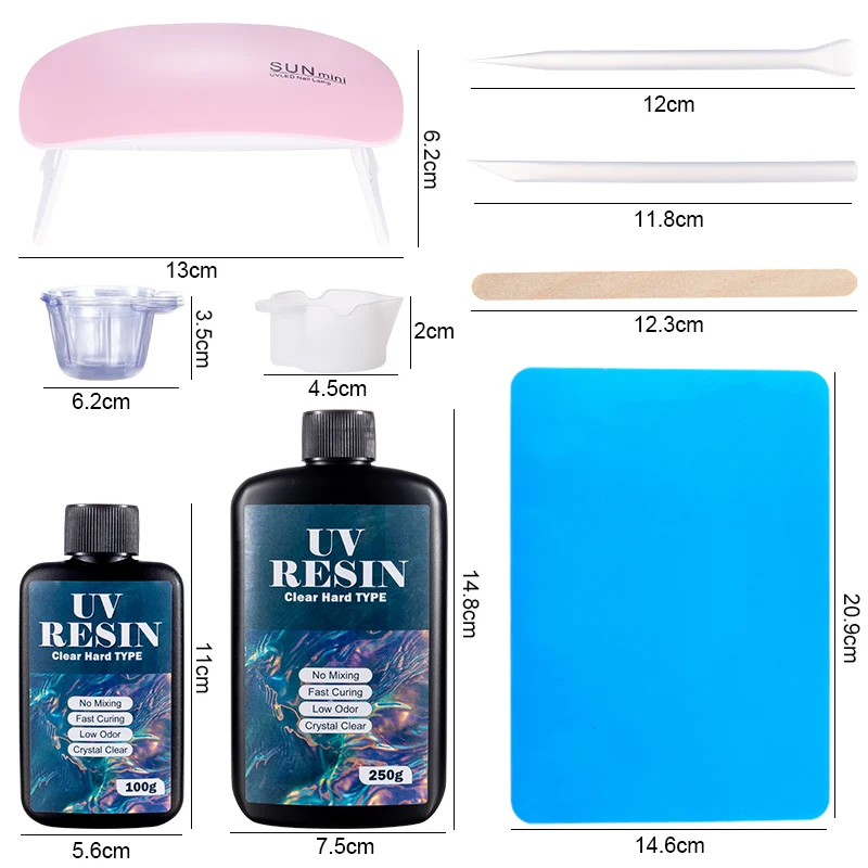 ハード UV 樹脂接着剤キット 高速硬化エポキシ樹脂 UV  - Jewelry Making Techniques のレビューと価格
