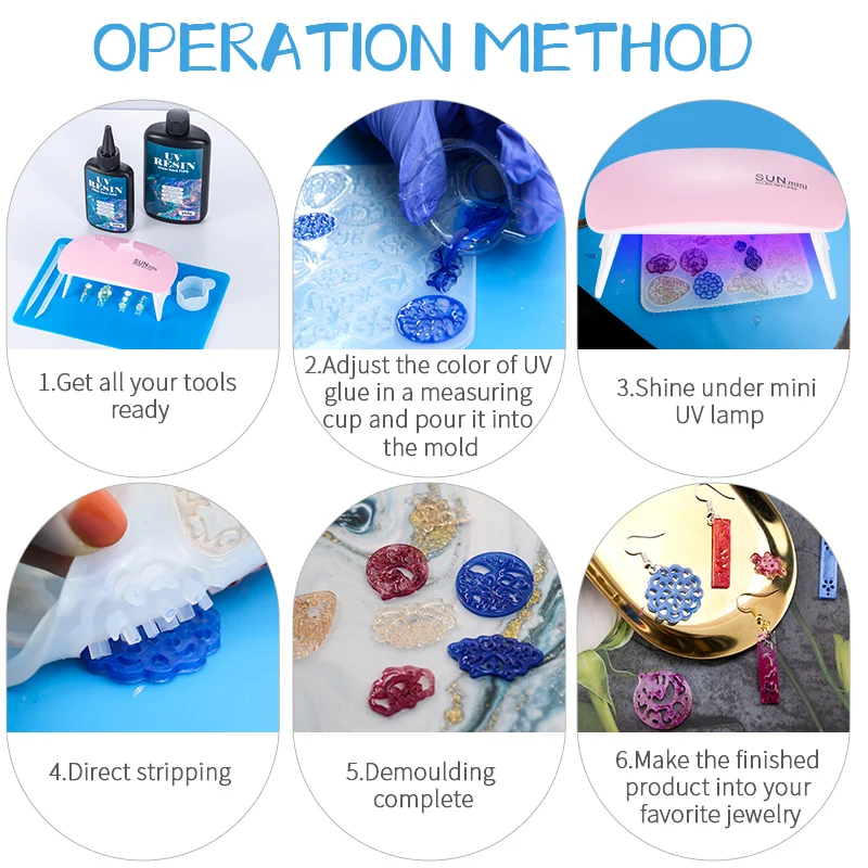 ハード UV 樹脂接着剤キット 高速硬化エポキシ樹脂 UV  - Jewelry Making Techniques のレビューと価格