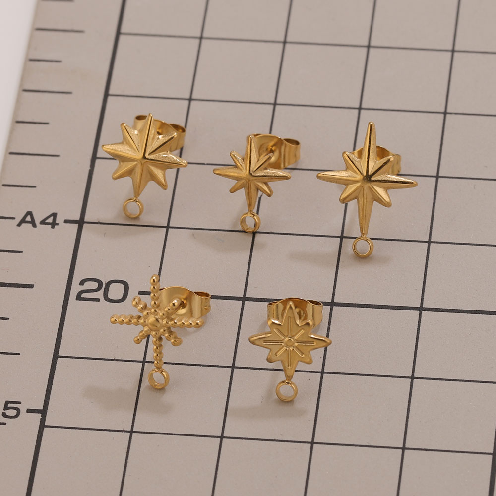 6個入りステンレス製スターピアススタッド、イヤリング製作ツー - Jewelry Making Techniques のレビューと価格