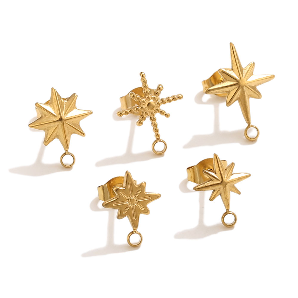 6個入りステンレス製スターピアススタッド、イヤリング製作ツー - Jewelry Making Techniques のレビューと価格