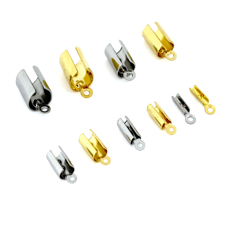 30-50 個ステンレス鋼圧着エンドクラスプファスナーコネク - Jewelry Making Hobby のレビューと価格