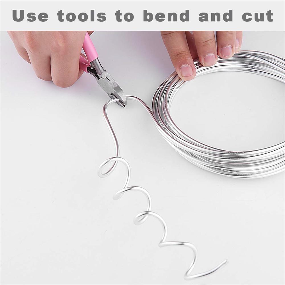 曲げ可能なクラフトワイヤー抗フェードソフトシルバーカラー曲げ - Jewelry Making Tools And Supplies のレビューと価格