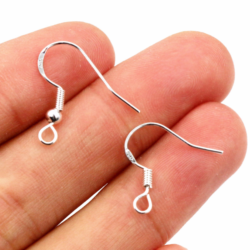50個16mm 925スターリングシルバーメッキファインドイ - Jewelry Making Supplies Wholesale のレビューと価格