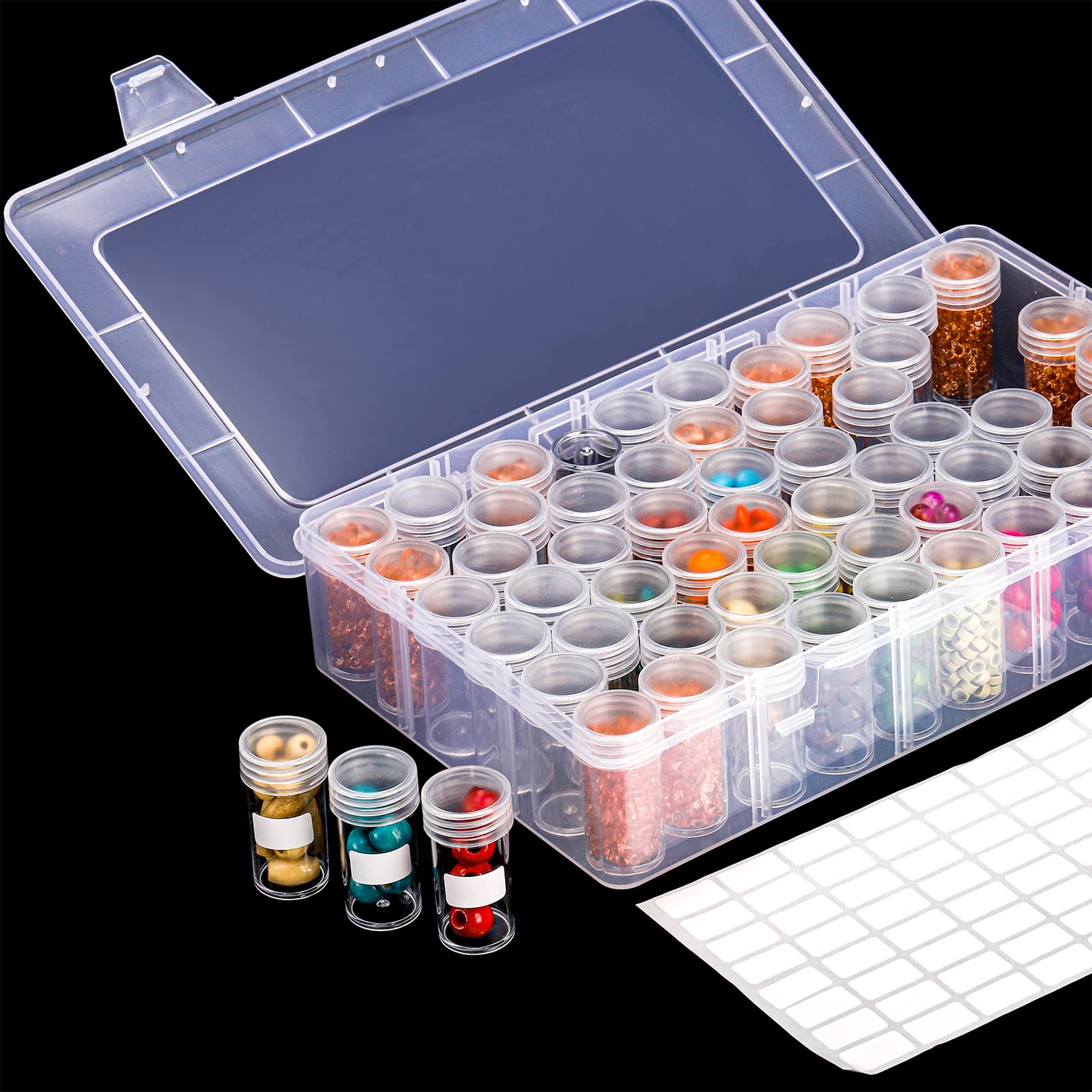 1pc 24/30//38/60 スロットプラスチック収納ボ - Jewelry Making Organizer Box のレビューと価格