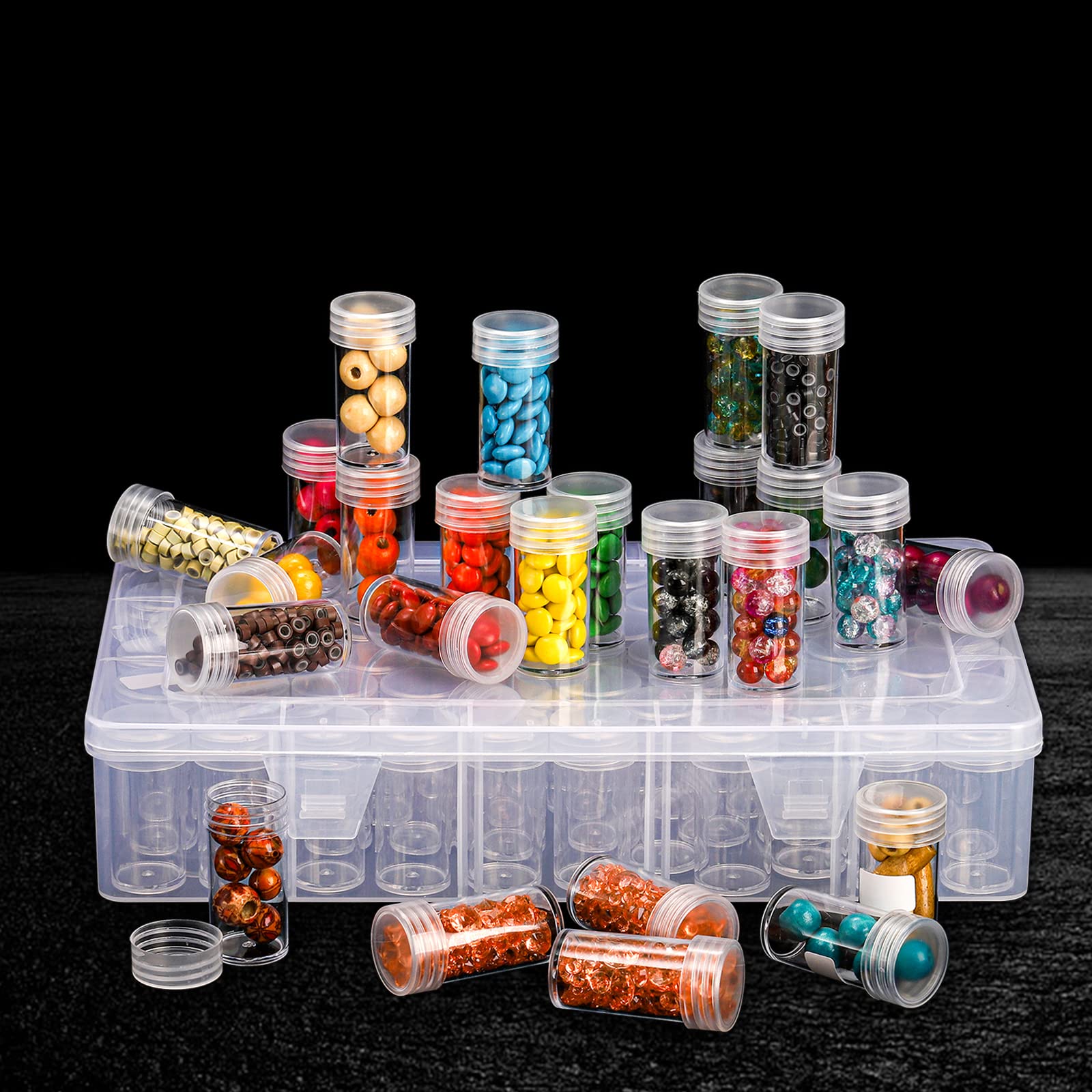 1pc 24/30//38/60 スロットプラスチック収納ボ - Jewelry Making Organizer Box のレビューと価格