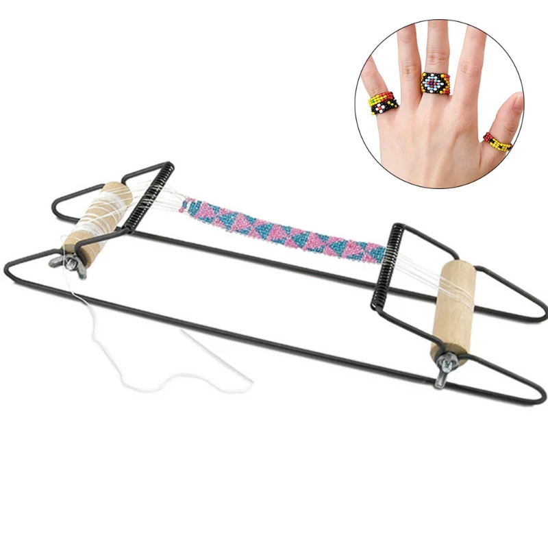 木製織りビーズ織機ジュエリーブレスレットネックレス DIY  - Jewelry Making Machine のレビューと価格