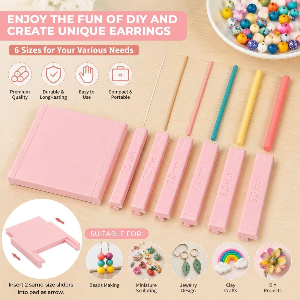 プラスチック製粘土ローラーガイド、ローリング補助溝付きガイド - Jewelry Making Guide のレビューと価格