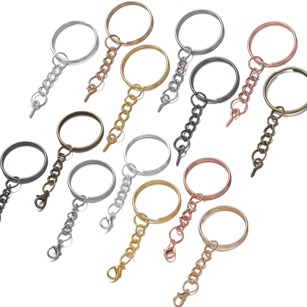 10個/ロット 25mm スクリューアイピン キーチェーン  - Jewelry Making Supplies Wholesale のレビューと価格