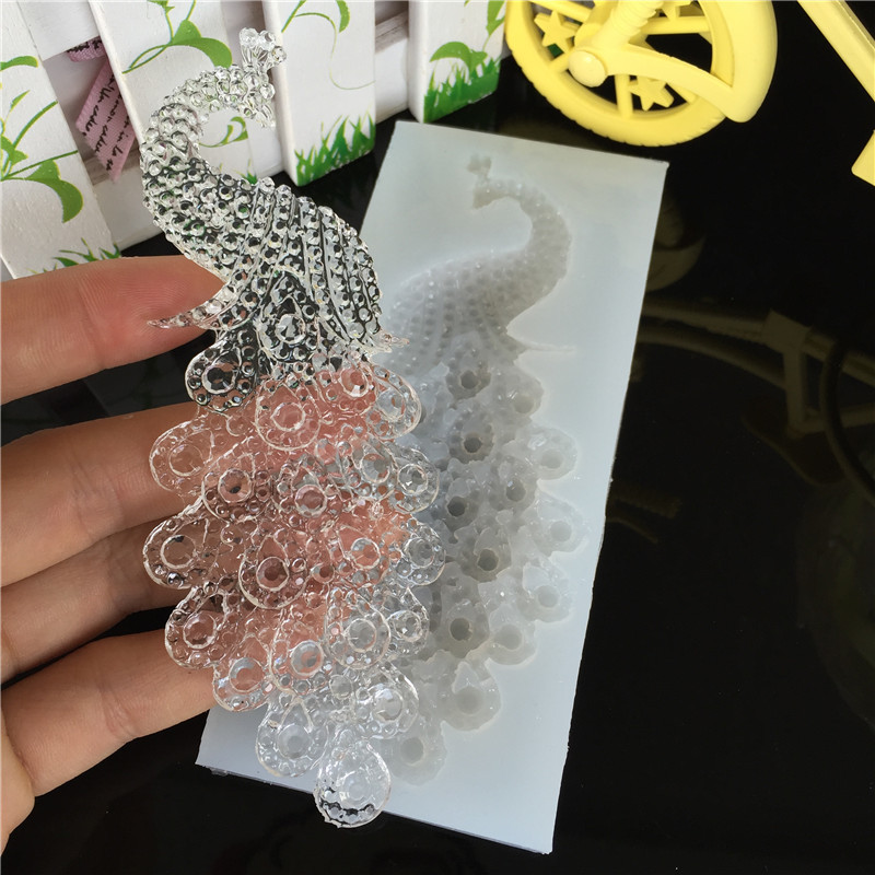DIY クリエイティブ孔雀ジュエリーペンダントシリコーン型ギ - Jewelry Making Techniques のレビューと価格