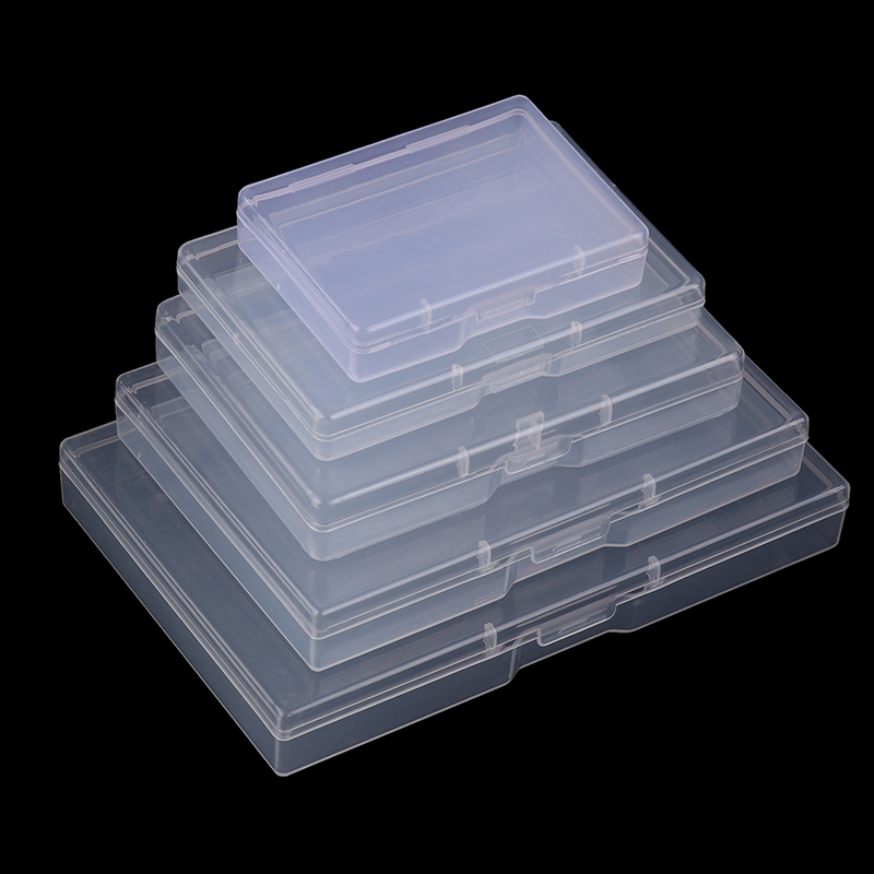 透明なプラスチックボックス長方形半透明梱包箱収納オーガナイザ - Jewelry Making Organizer Box のレビューと価格