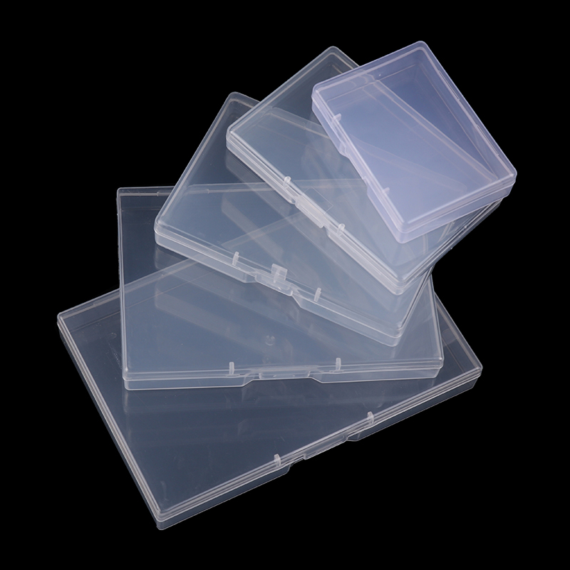 透明なプラスチックボックス長方形半透明梱包箱収納オーガナイザ - Jewelry Making Organizer Box のレビューと価格