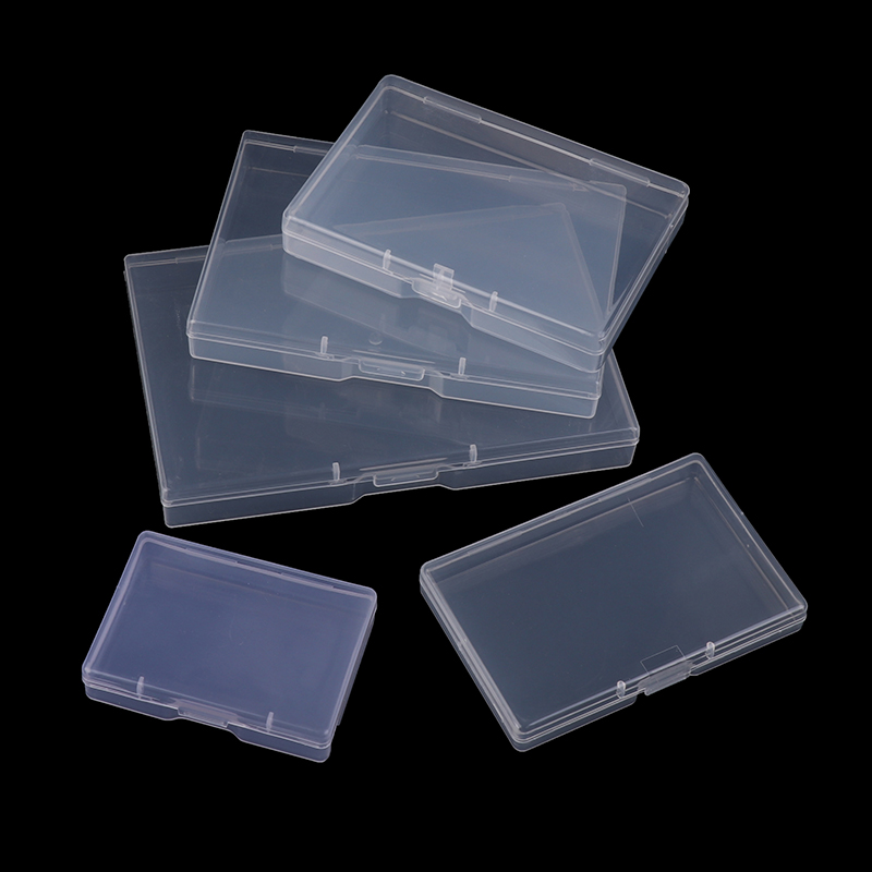 透明なプラスチックボックス長方形半透明梱包箱収納オーガナイザ - Jewelry Making Organizer Box のレビューと価格