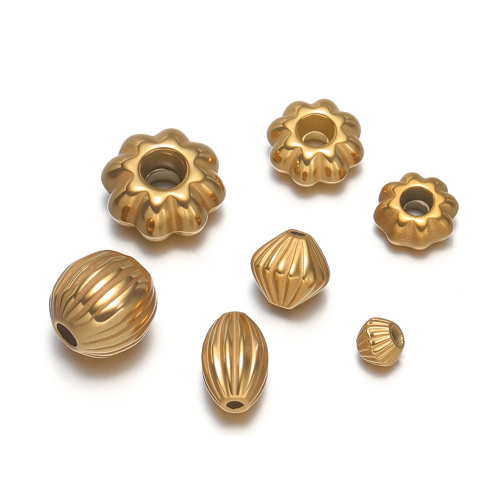 20個入り ステンレス製フラワービーズ ルーススペーサーチュ - Jewelry Making Supplies Wholesale のレビューと価格