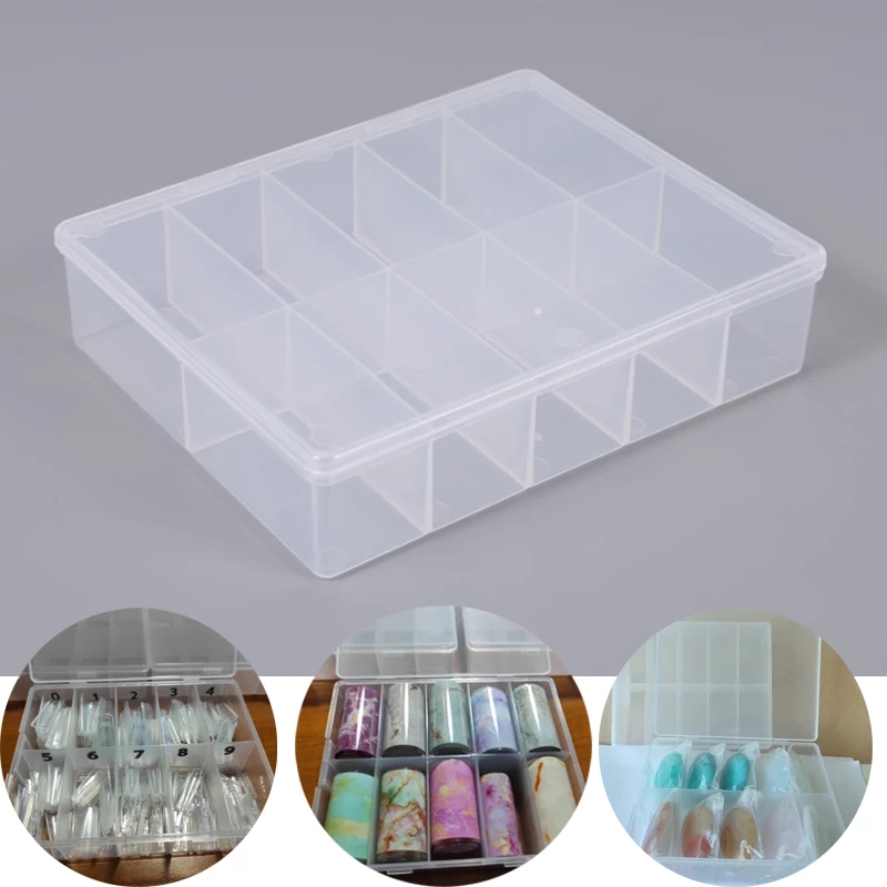 美しい宝石を収納するための透明なケース,10個のグリッド,ラ - Jewelry Making Organizer Box のレビューと価格