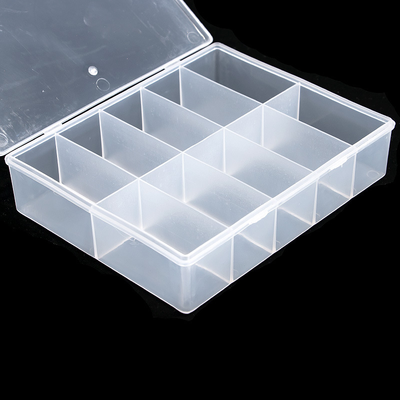 美しい宝石を収納するための透明なケース,10個のグリッド,ラ - Jewelry Making Organizer Box のレビューと価格