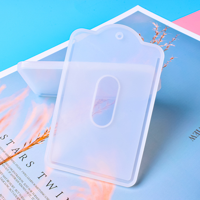 1ピースカードカバー型diyエポキシ樹脂ホルダーuv接着剤シ - Jewelry Making Techniques のレビューと価格