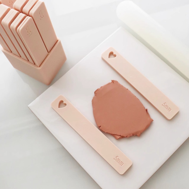 2 ピース/セット定規厚さプレートソフト陶器ポリマークレイ定 - Jewelry Making Guide のレビューと価格